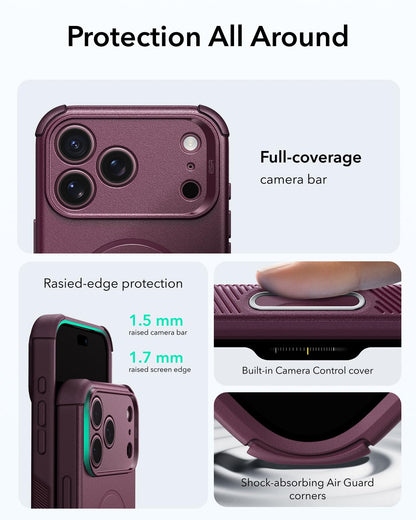 ESR Cyber Tough for iPhone 18 Pro Max/17 Pro Max Case, Black