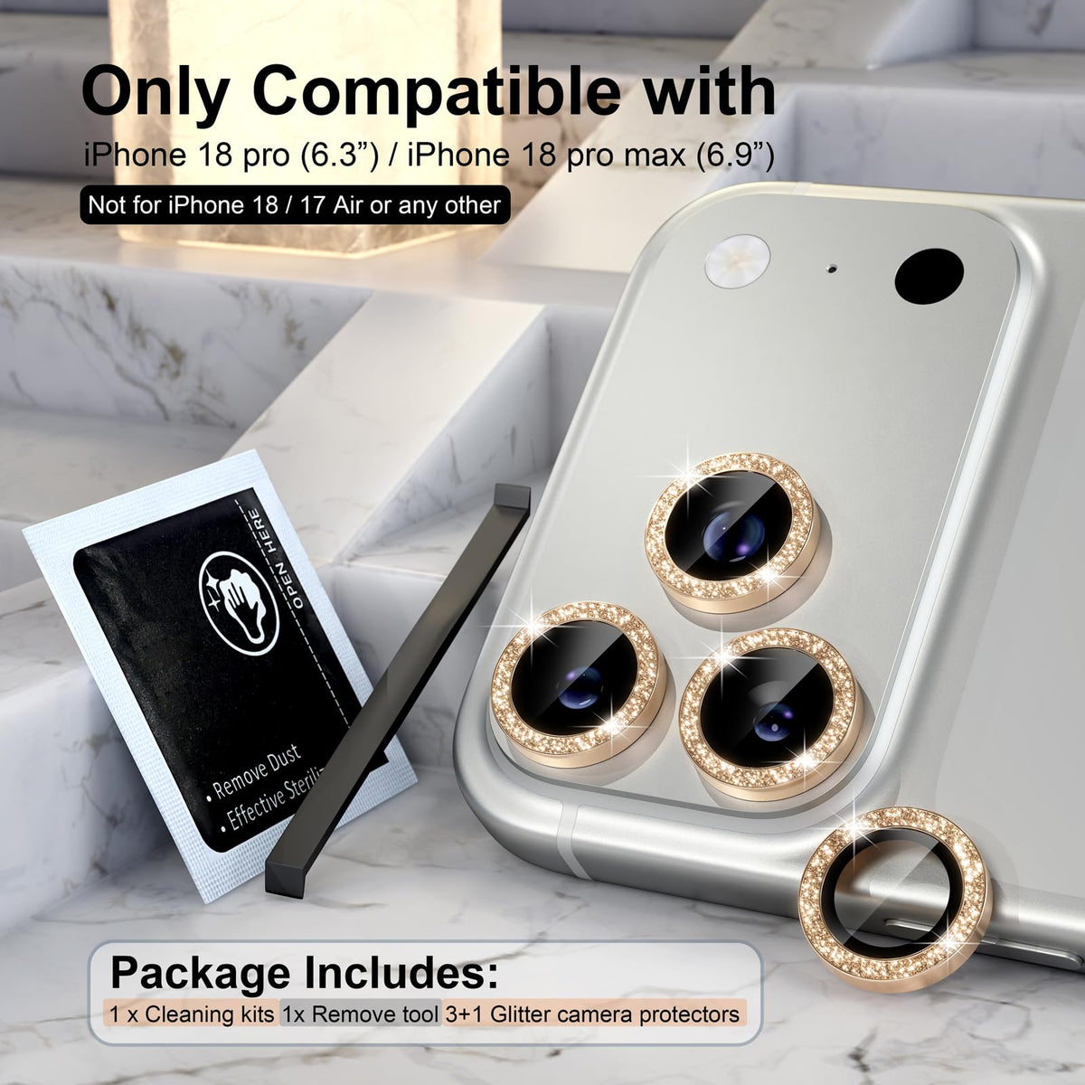 Choiche for iPhone 14 Pro/iPhone 14 Pro Max Camera Lens Protector