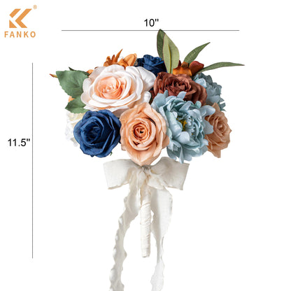 Fall Artificial Flowers DIY Bouquet Combo Faux Rose for Home Decor