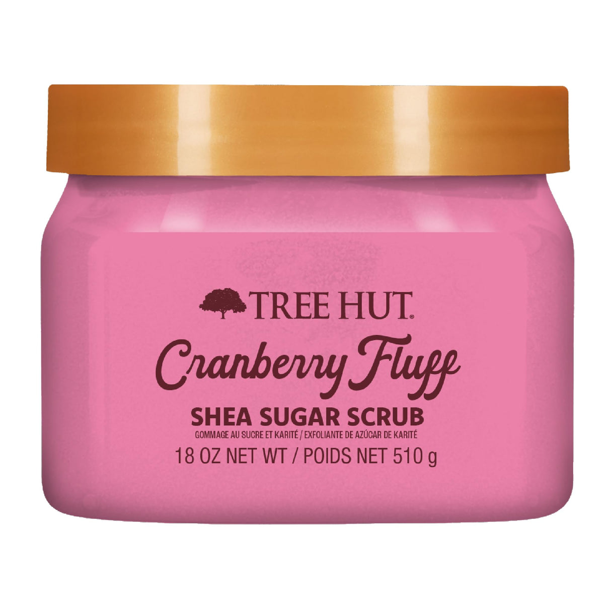 Tree Hut Vanilla Body Scrub, Exfoliating Sugar Scrub, Vegan, 18 Oz
