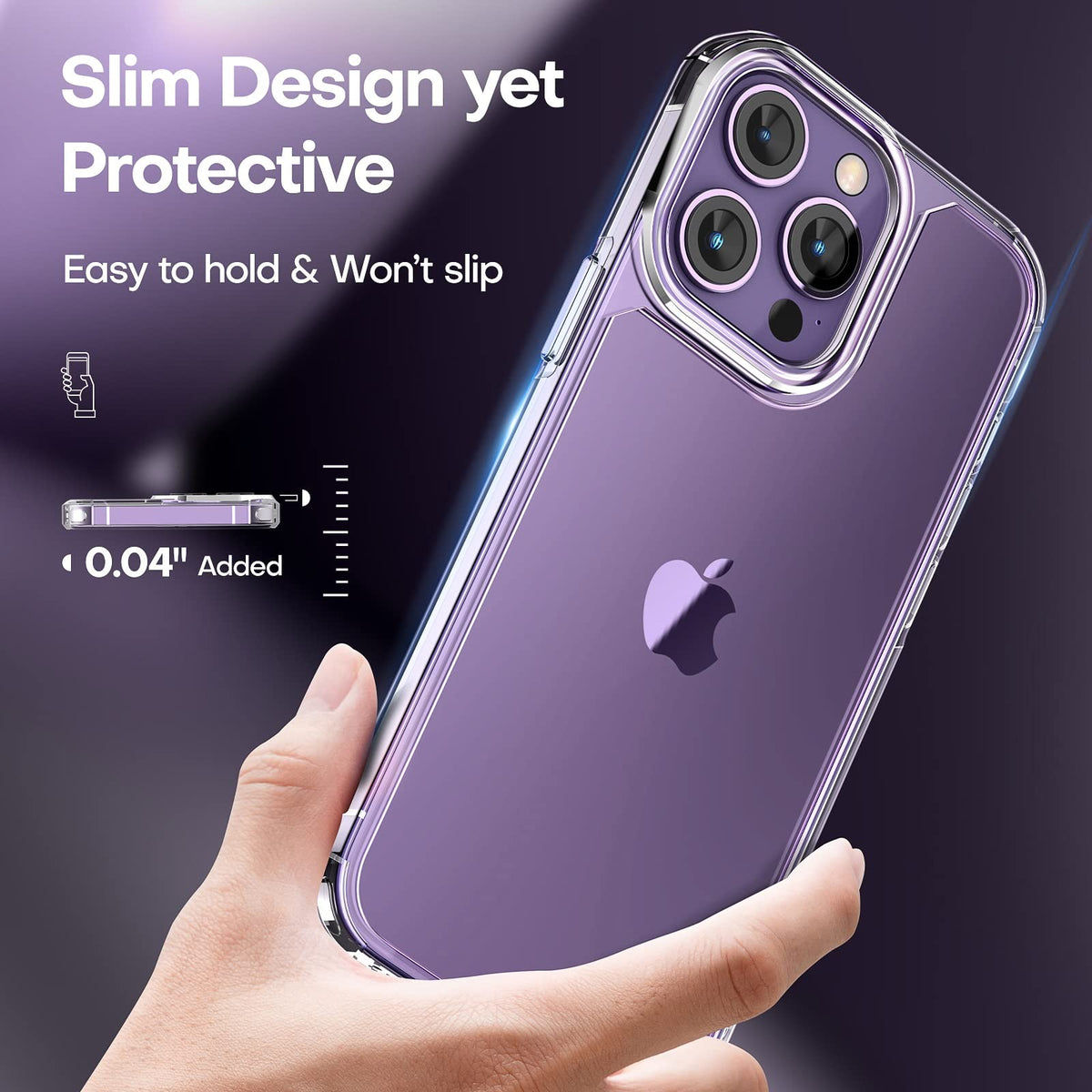 TAURI for iPhone 16 Pro Case, Compatible with MagSafe, Clear
