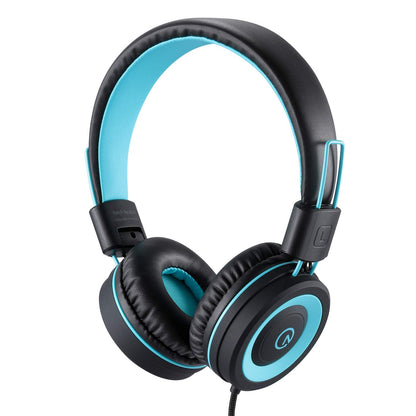 noot products K11 Kids Headphones with Wired Cord 3.5mm Jack Navy/Teal
