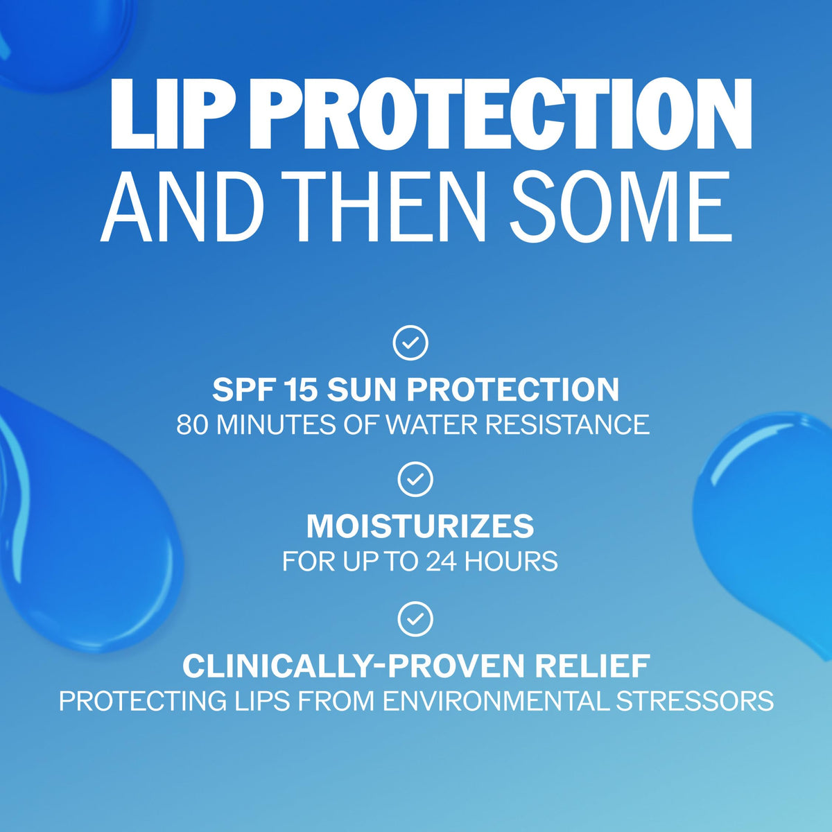 ChapStick Moisturizer Original Lip Balm Tubes, SPF 15 and Skin Protectant - 0.15 Oz (Pack of 3)