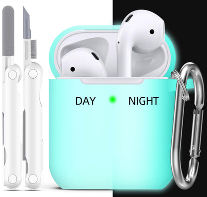 R-fun for AirPods 2nd/1st Case Silicone Cover, Banana Violet