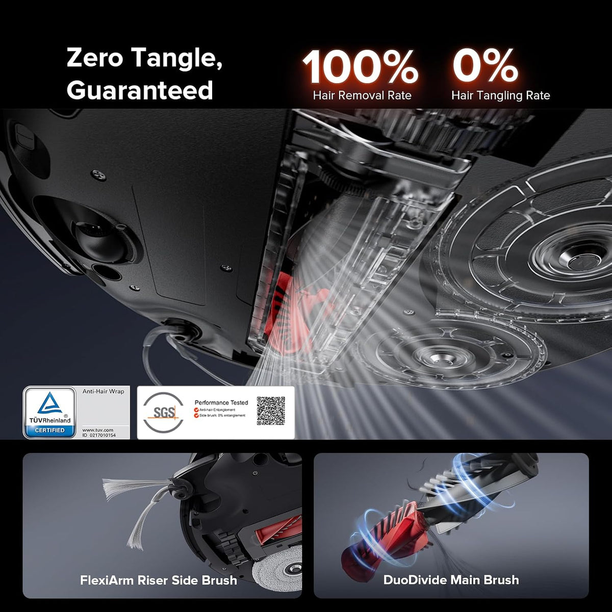 roborock Saros 10R Robot Vacuum and Mop, 22000Pa, Edge Cleaning