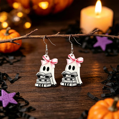 Hocus Pocus Earrings for Women Spooky Witch Halloween Pumpkin Earrings Halloween Accessories Witch Jewelry
