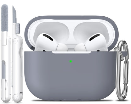 R-fun for AirPods 2nd/1st Case Silicone Cover, Banana Violet