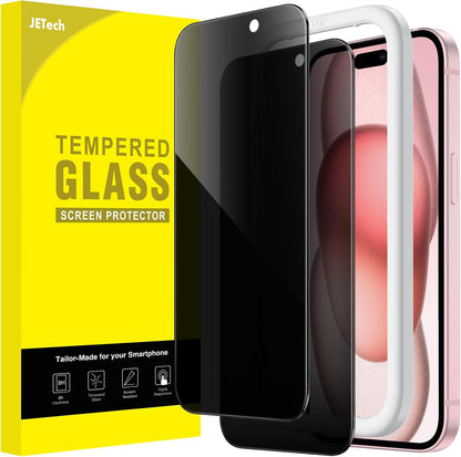 JETech Privacy Screen Protector for iPhone 16 Pro Max, 2-Pack