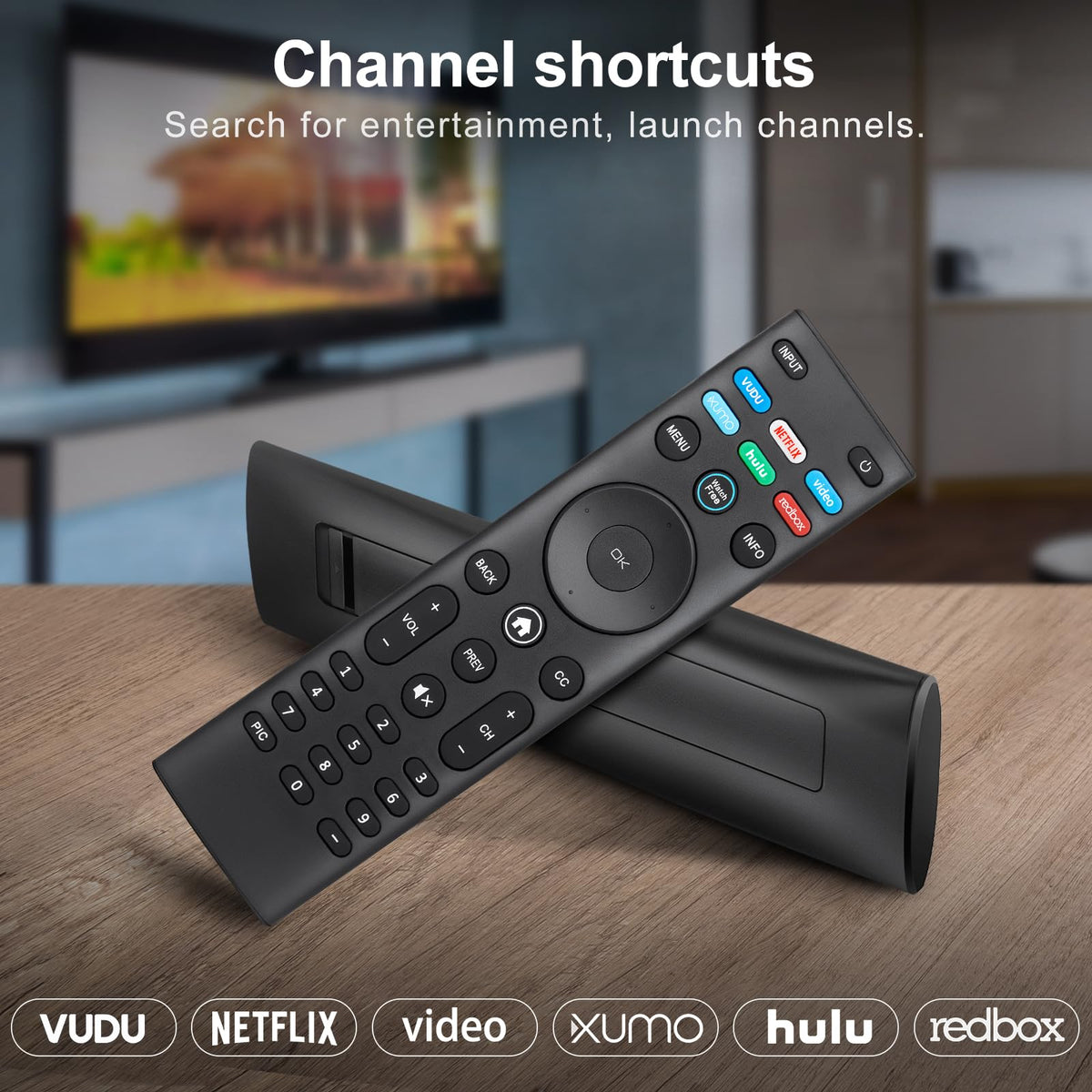 Replacement for Samsung TV Remote, for All 2018-2024 Samsung Remote Control for Smart TV with Voice Control. No Solarcell. 2-Year Warranty.