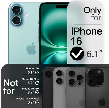 JETech Magnetic Slim Case for iPhone 18 Pro, Dark Cherry