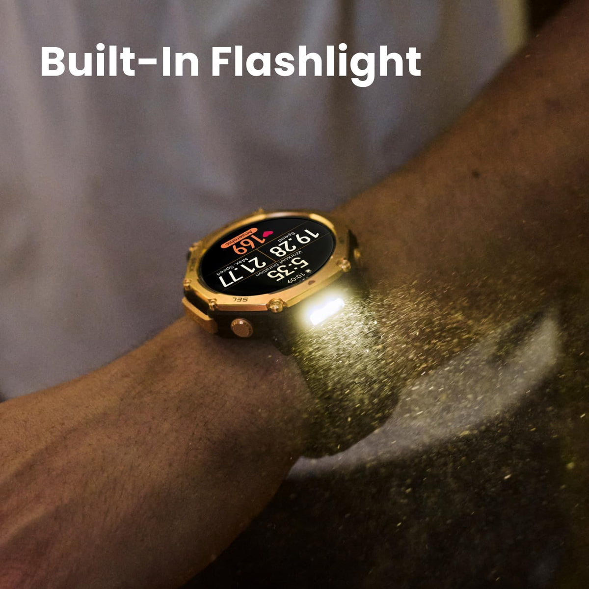 Amazfit T-Rex 3 Pro Smart Watch, 1.5" AMOLED Sapphire Glass, iOS/Android