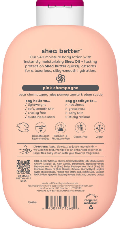 eos Shea Better Body Lotion- Crème de Pistachio, Natural Shea, 16 fl oz