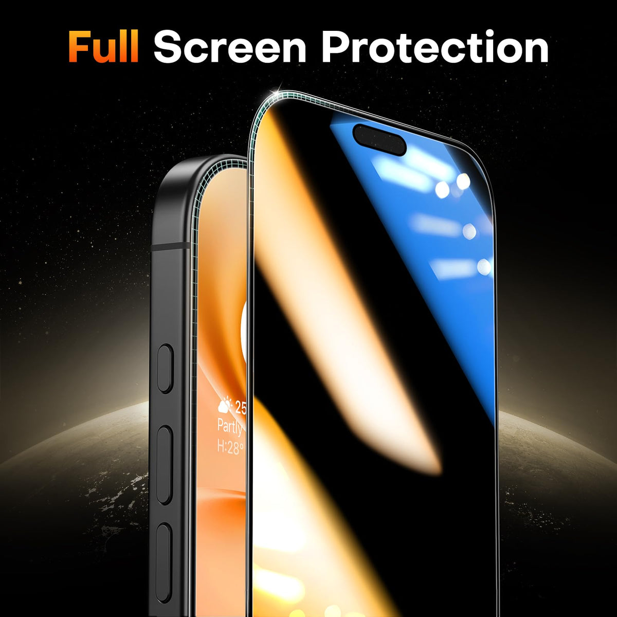 TOCOL for iPhone 17 Screen Protector, Easy Installation