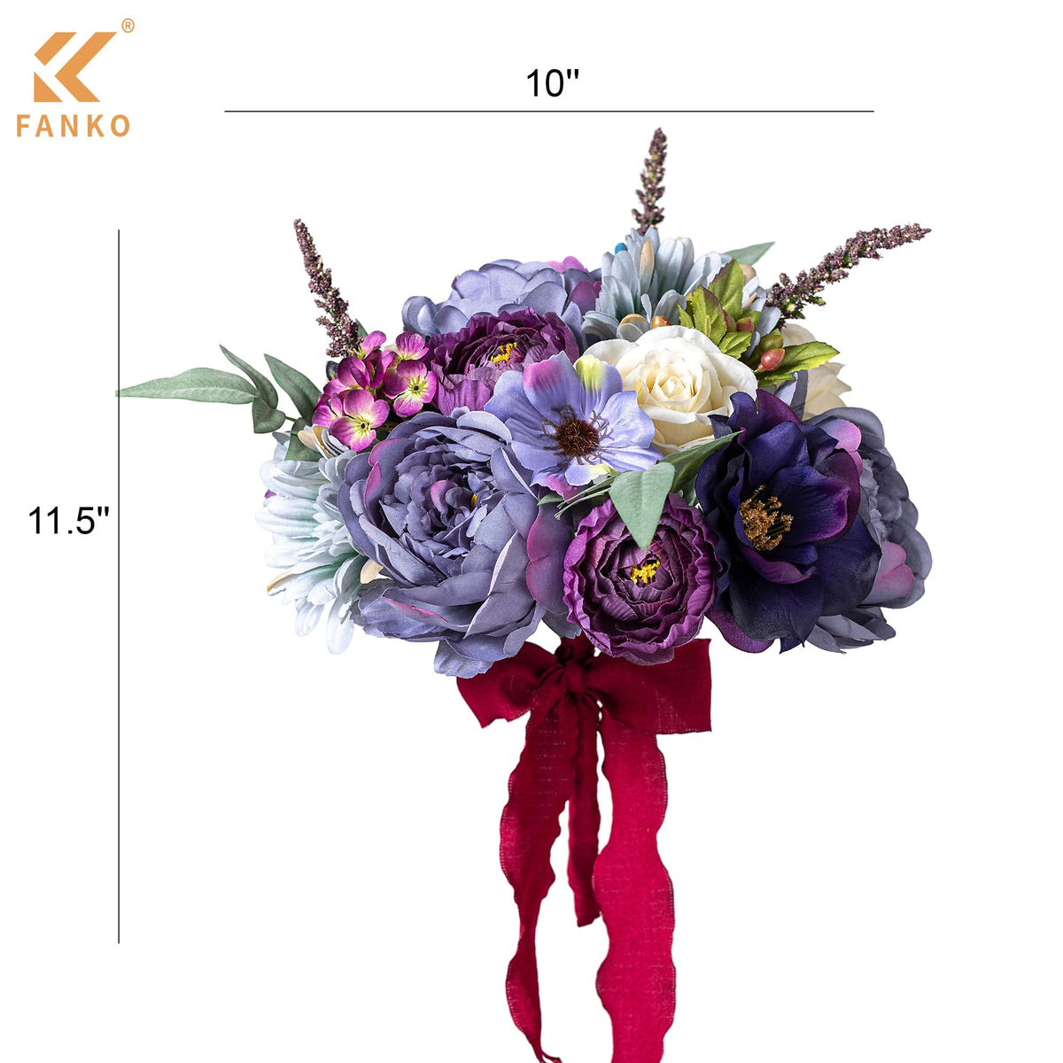 Fall Artificial Flowers DIY Bouquet Combo Faux Rose for Home Decor
