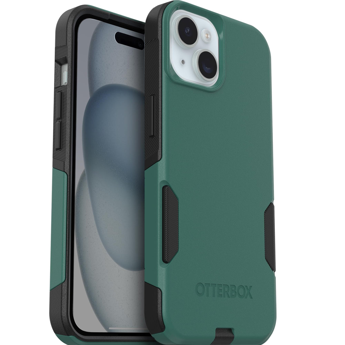 OtterBox iPhone 17e, 16e, 15, 14, & 13 Commuter Series Case - Black, Slim & Tough, Pocket-Friendly, with Port Protection - Thin & Protective iPhone Case, Dual-Layer, Impact Absorbing iPhone Case