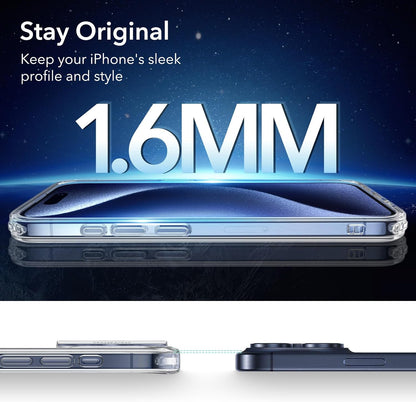 ESR Classic Hybrid for iPhone 15 Pro Max Case, Clear