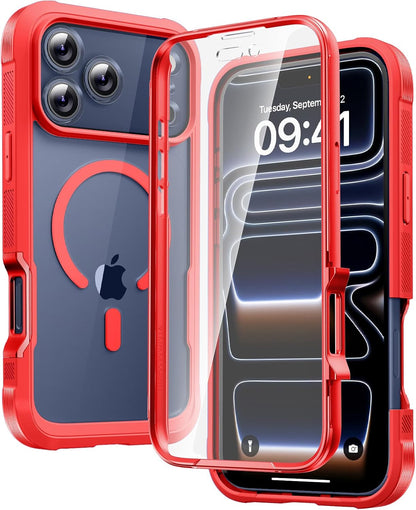 Diaclara Designed for iPhone 15 Plus Case 6.7 Inch, Full-Body Clear Bumper Cases w/Built-in Screen Protector, 360 Protective Rugged Case + Glass Camera Lens Protector,Mint Green
