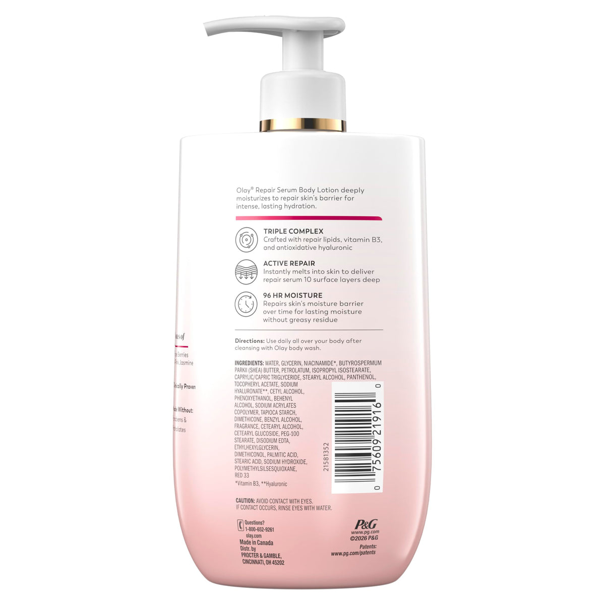 Olay Super Serum Hand & Body Lotion, Luminous & Resilient Skin, 17 fl oz