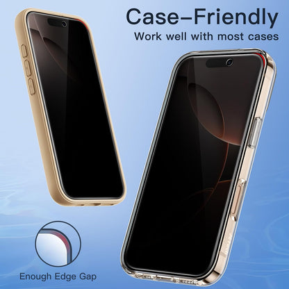 JETech Privacy Screen Protector for iPhone 16 Pro Max, 2-Pack