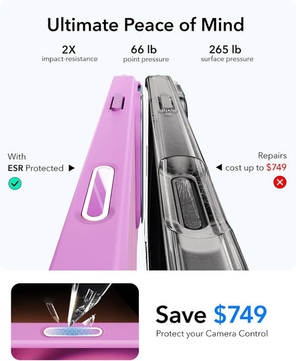 ESR Classic Hybrid for iPhone 18 Pro Max/17 Pro Max Case with Flex Stand