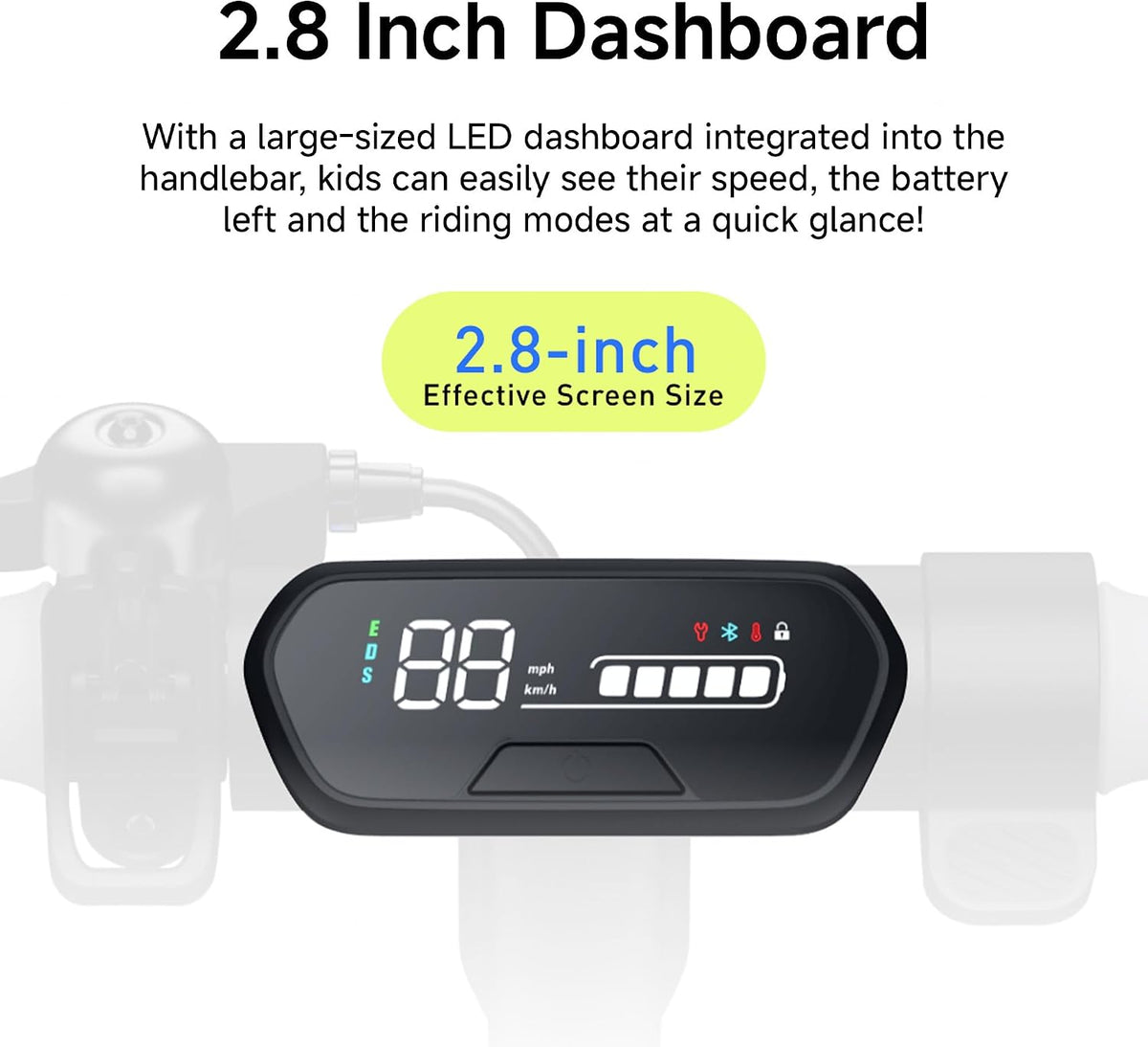 Segway C2 Pro /C2 Go / C2 Lite Kids Electric Scooter, Lightweight Design, UL Certified
