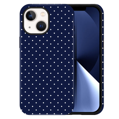 Polka Dot Pattern Phone Case for iPhone 17 6.3", White
