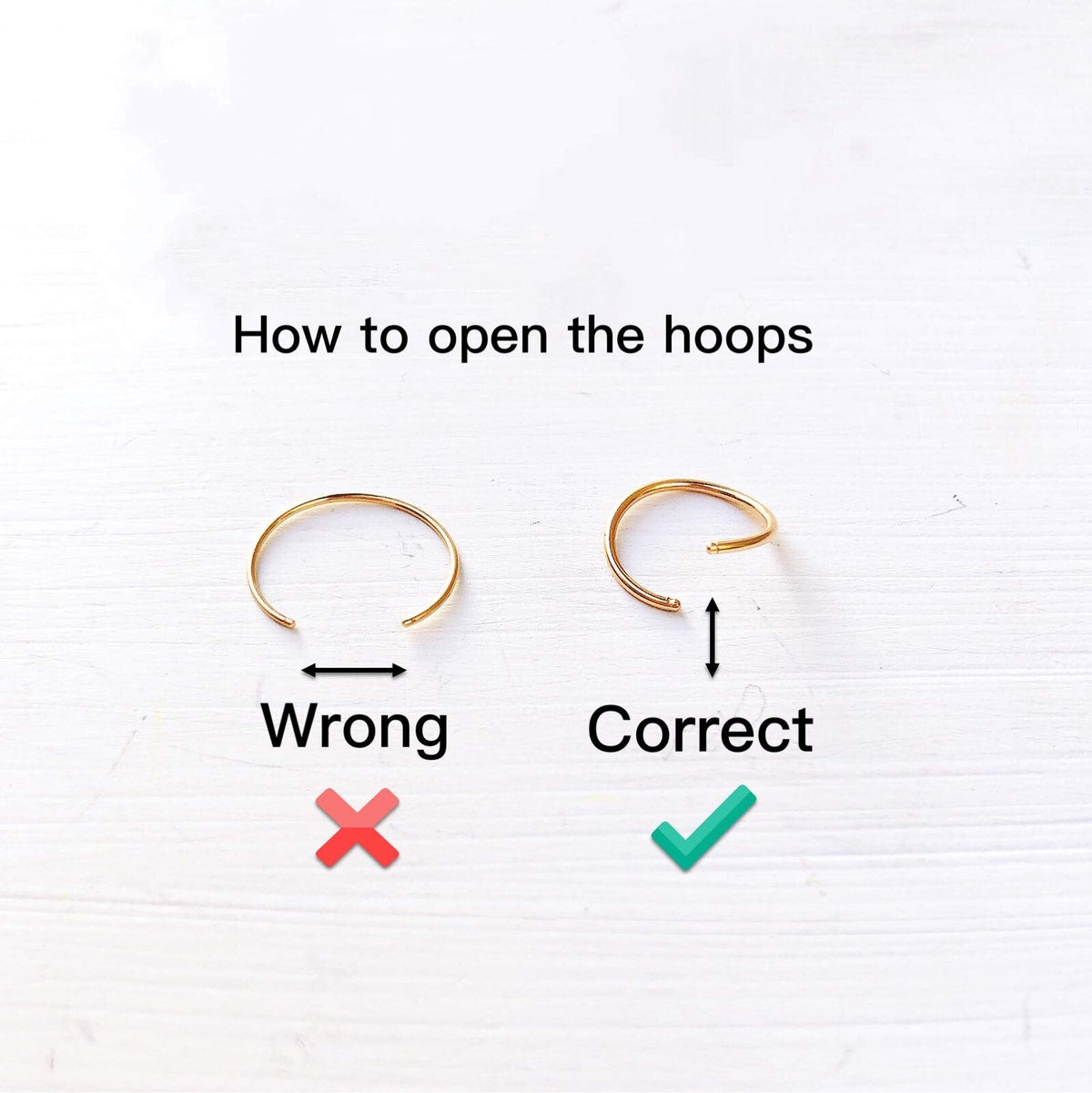 Small Thin Gold Nose Ring Hoop for Women, 20G/22G/24G, 5mm/6mm/7mm/8mm