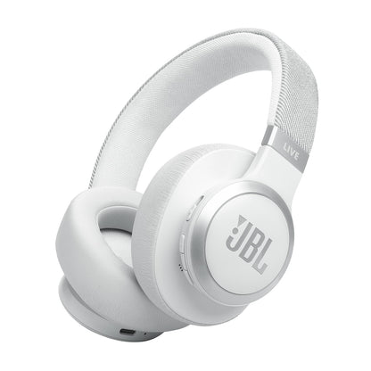 JBL Live 770NC - Wireless Over-Ear Headphones with True Adaptive Noise Cancelling with Smart Ambient, Up to 65 Hours of Battery Life, Comfort-fit Fabric Headband & Carrying Pouch (Black)