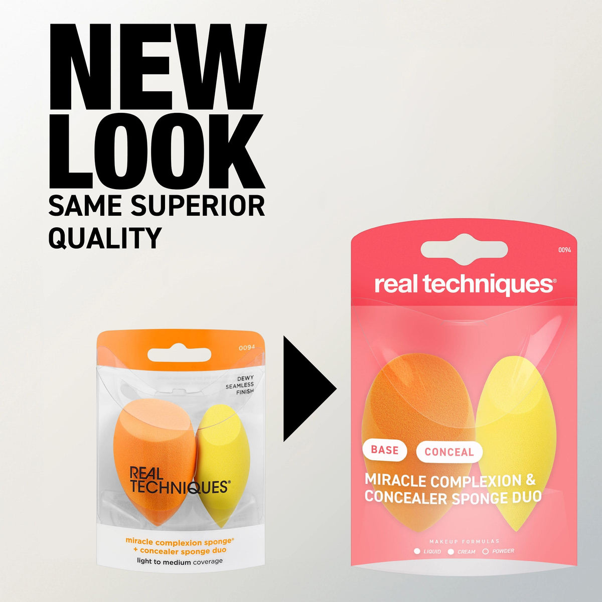 Real Techniques Mini Miracle Complexion Sponge for Makeup, 4 Count