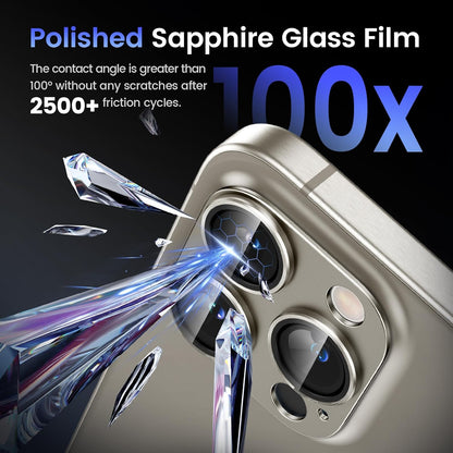 Tensea for iPhone 15 Pro Max/iPhone 15 Pro Camera Lens Protector