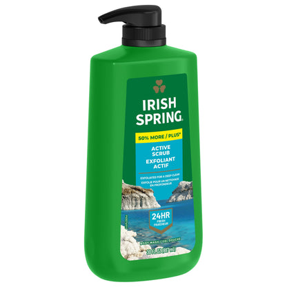 Irish Spring Body Wash for Men, Original Scent, 887 mL