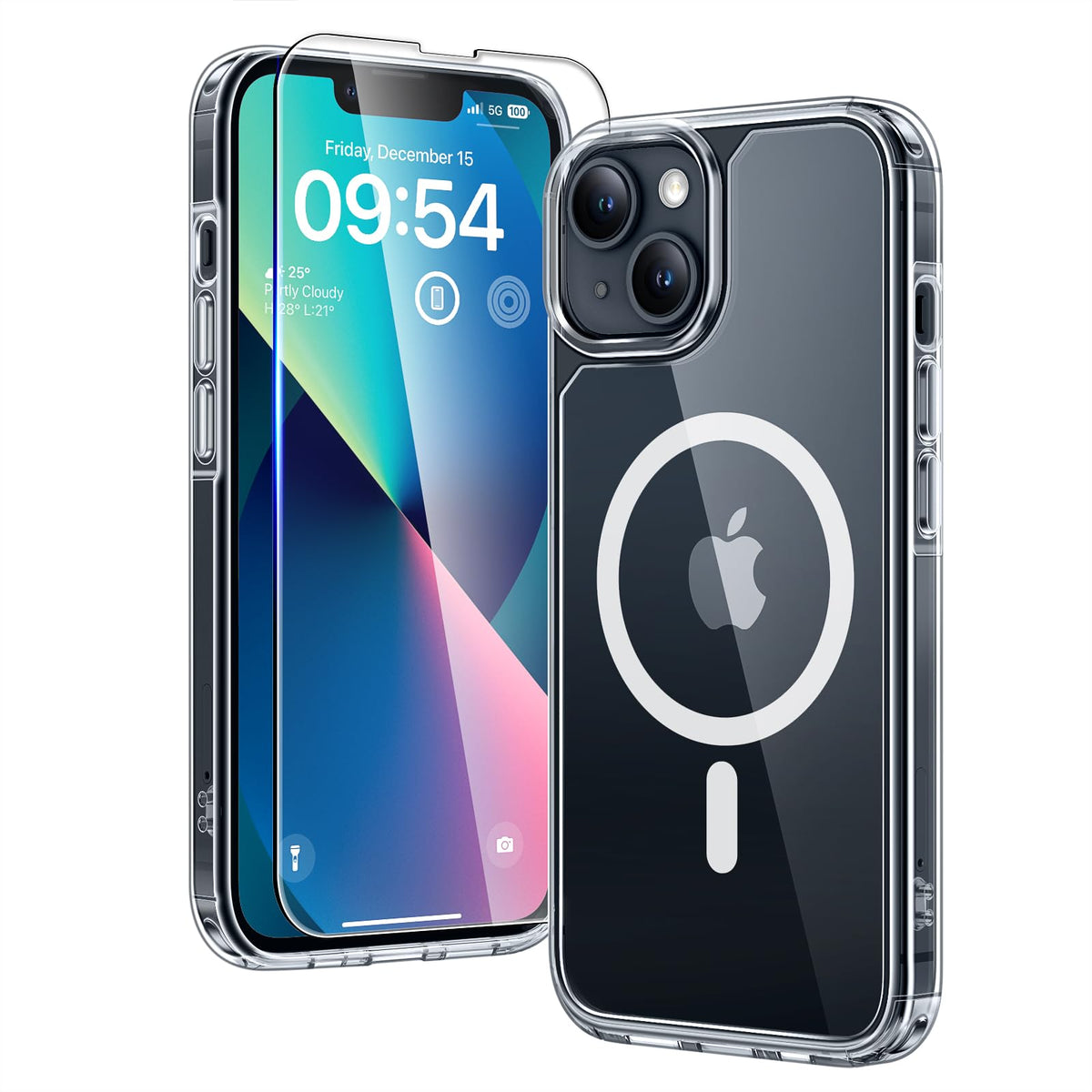 TAURI for iPhone 16 Pro Case, Compatible with MagSafe, Clear