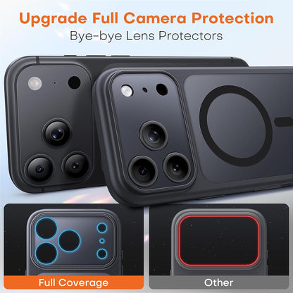 TAURI for iPhone 16 Pro Max Case, Compatible with MagSafe, Purple