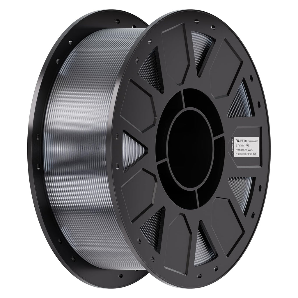 Creality PETG Filament 1.75mm 4KG, Black+White+Blue+Red, Total 4-Pack