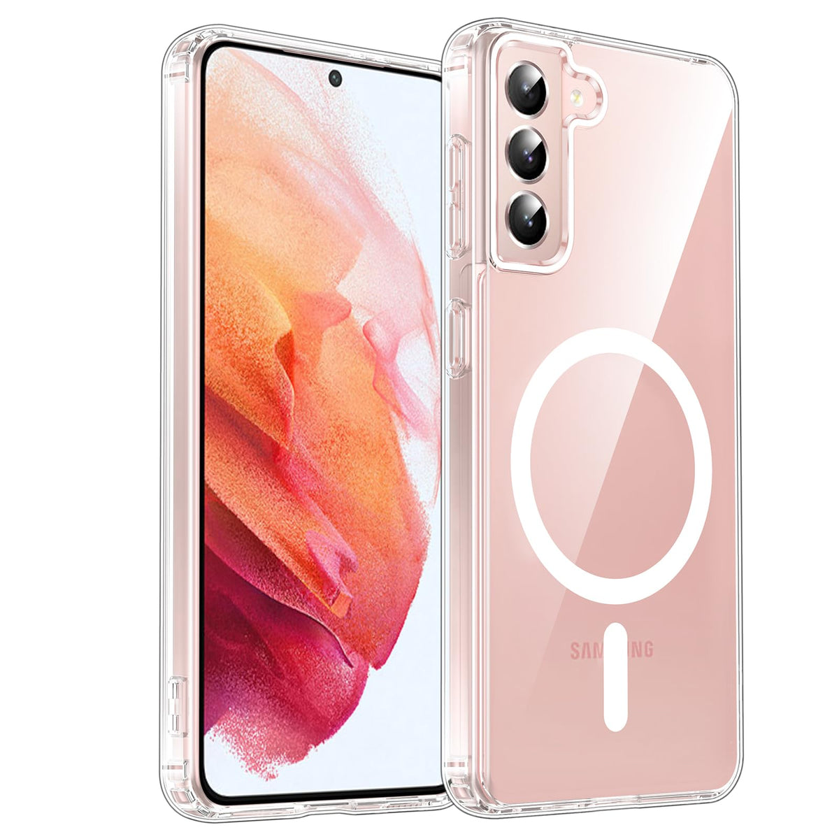 LeYi for Pixel-8A Phone Case: MagSafe Fit & Screen Protector Crystal Clear