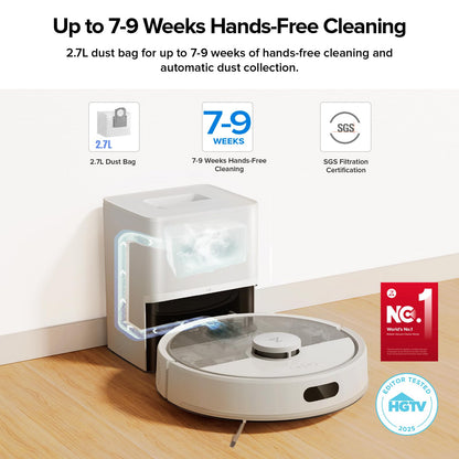 roborock Q7 L5 Robot Vacuum and Mop Combo, 8,000Pa Suction