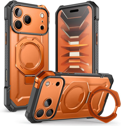 SUPCASE for iPhone 17 Case with Stand & Camera Control Button, Black