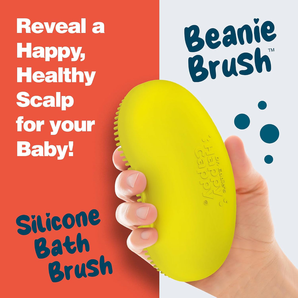 Happy Cappy Medicated Shampoo and Body Wash with Beanie Brush - 2 Pieces