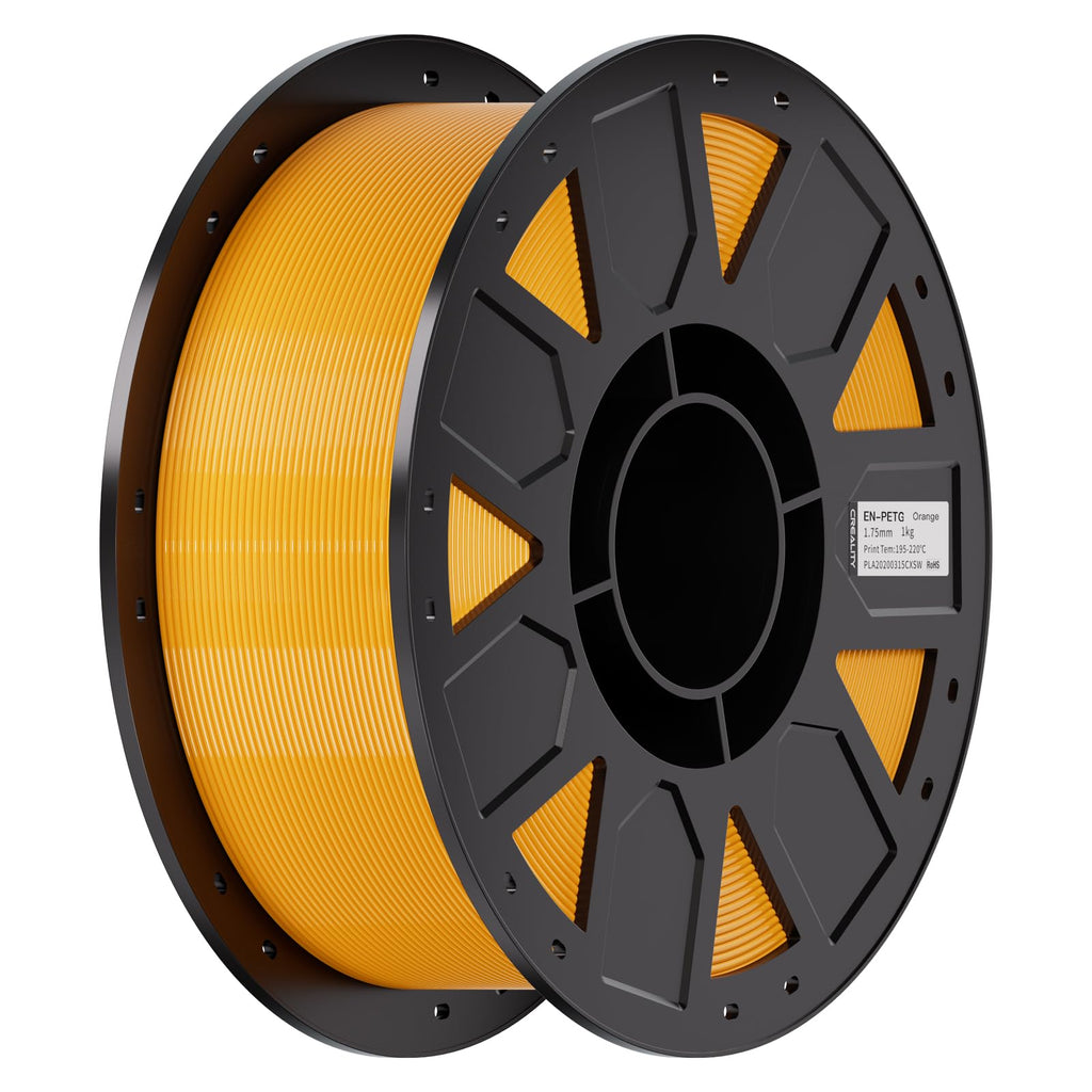Creality PETG Filament 1.75mm 4KG, Black+White+Blue+Red, Total 4-Pack