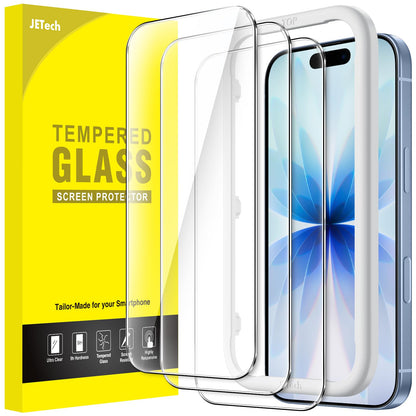 JETech Screen Protector for iPhone 18 Pro Max/17 Pro Max, 3-Pack