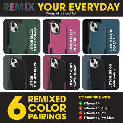 OtterBox iPhone 17e, 16e, 15, 14, & 13 Commuter Series Case - Black, Slim & Tough, Pocket-Friendly, with Port Protection - Thin & Protective iPhone Case, Dual-Layer, Impact Absorbing iPhone Case