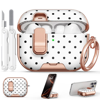 for AirPods Pro 2nd/1st Case (2023-2019)-Purple Bell Flower