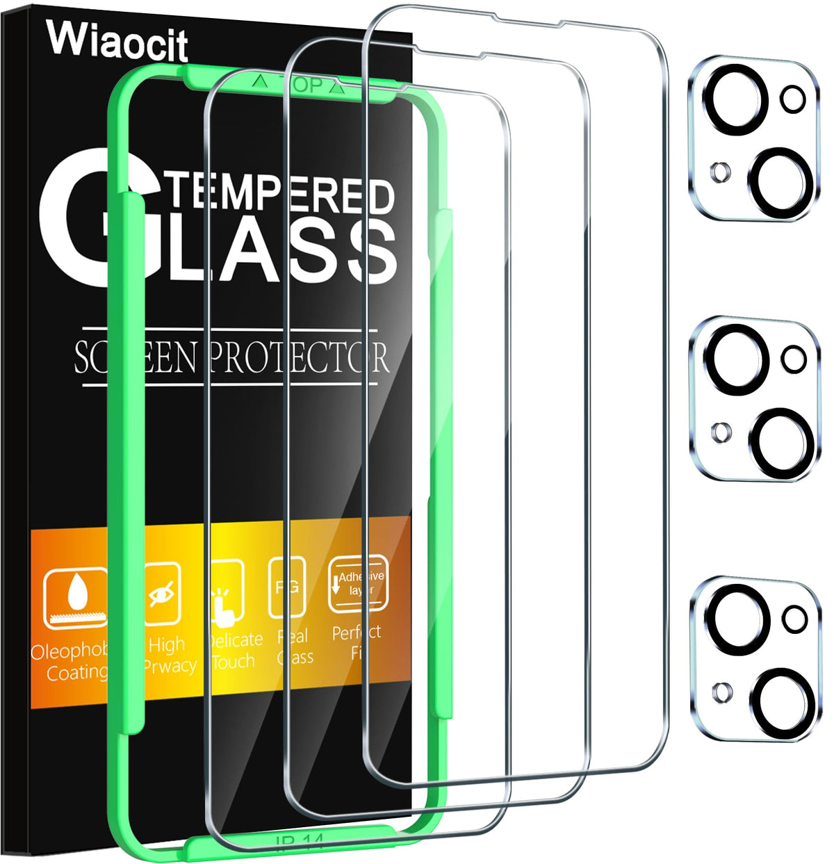 Wiaocit Tempered Glass Screen Protector for Samsung Galaxy A17 5G