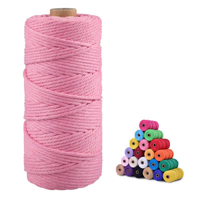 jijAcraft 50M White Cotton String: 2MM Cooking String for DIY Crafts