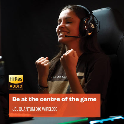 JBL Quantum 910 Wireless - Performance Gaming Headset - Black