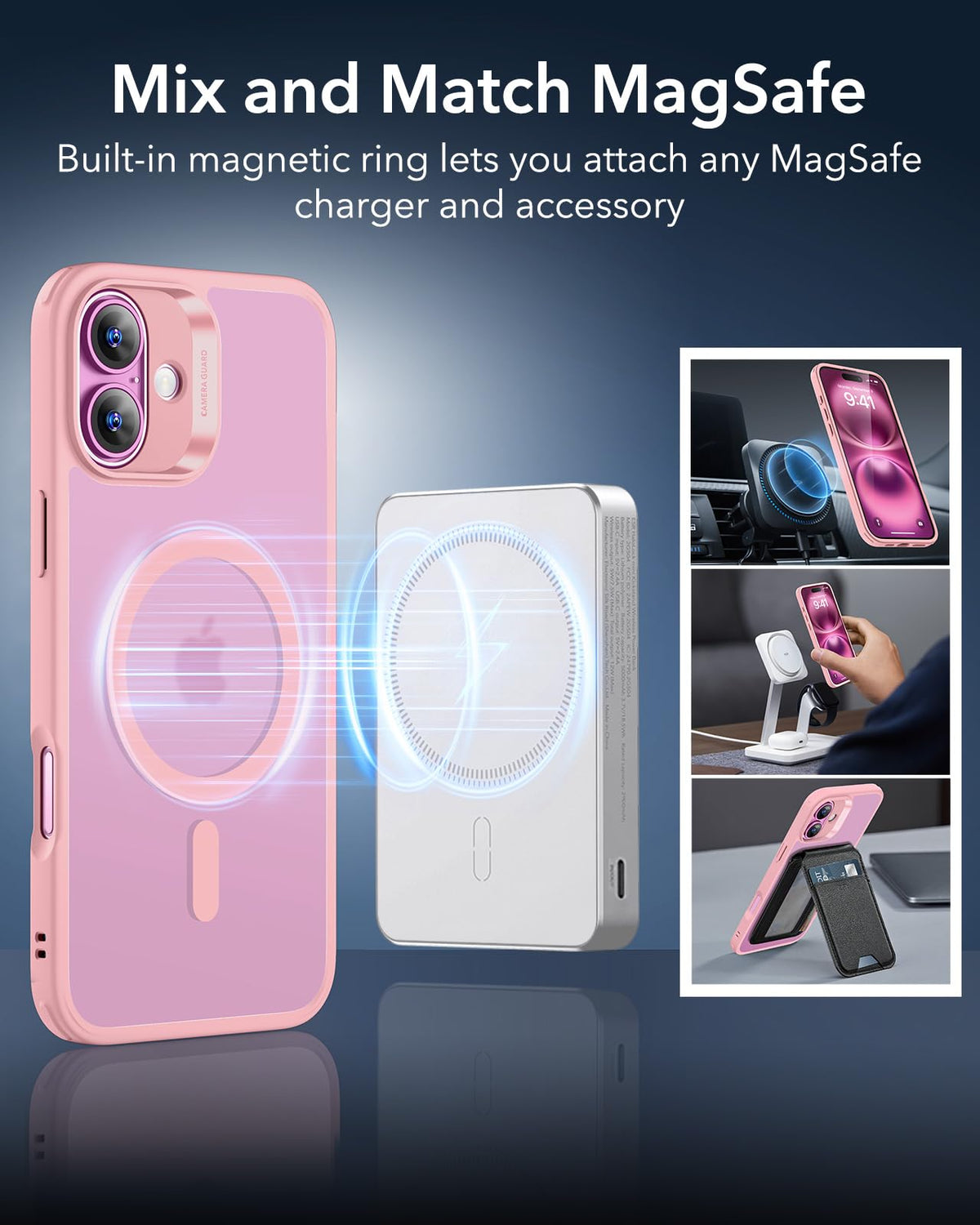 ESR Classic Hybrid for iPhone 16 Pro Max Case, Clear