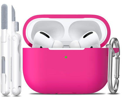 R-fun for AirPods 2nd/1st Case Silicone Cover, Banana Violet