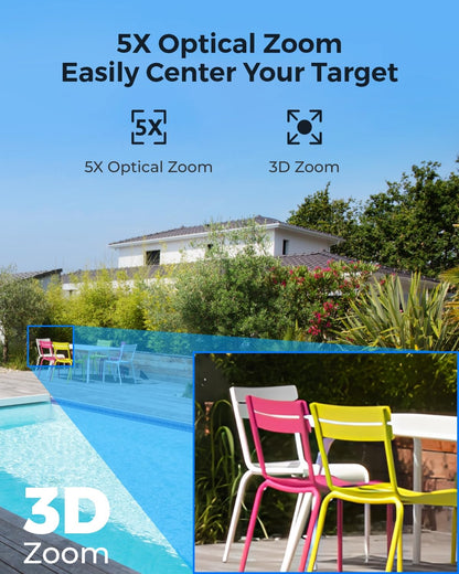 REOLINK RLC-823S2 4K 16X Optical Zoom PoE Security Camera PTZ for Outdoor