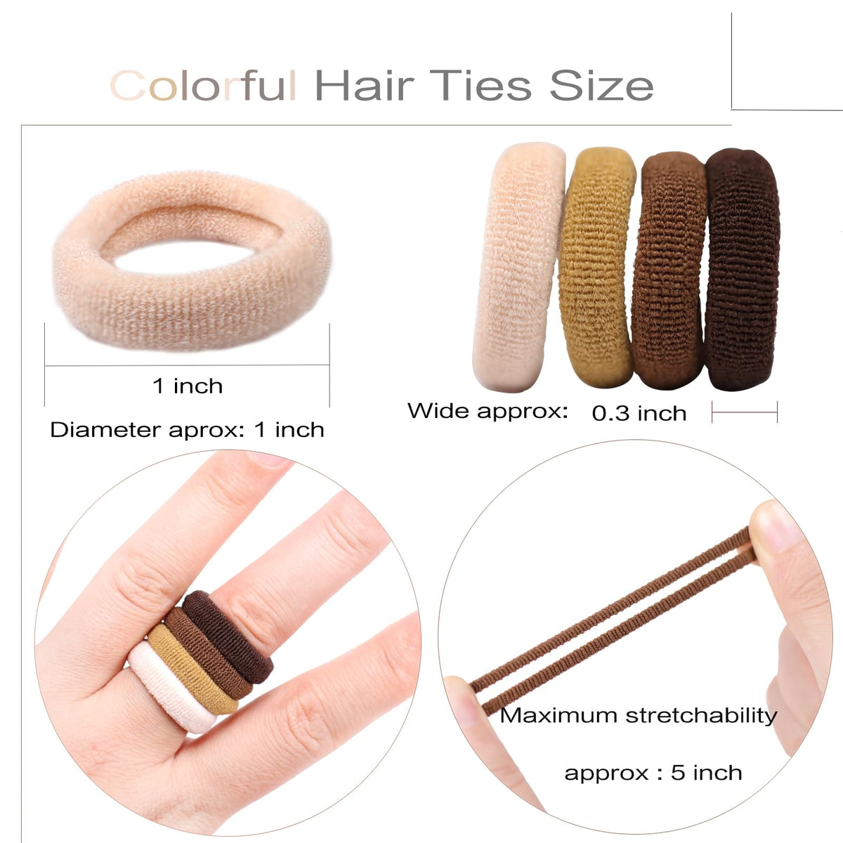 200PCS Baby Hair Ties,Small Hair Ties for Baby Girls Toddlers