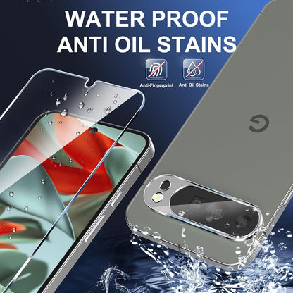 letosan 3 Pack for Google Pixel 11 Pro Screen Protector Tempered Glass + 3 Pack Camera Lens Protector, Military Grade Shatterproof, 9H Hardness, Fingerprint Unlock,Case Friendly 6.3 Inch